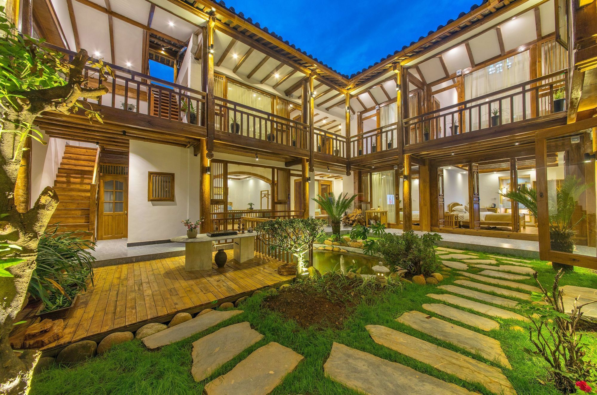 桐墅客栈 Lijiang Village House Dış mekan fotoğraf